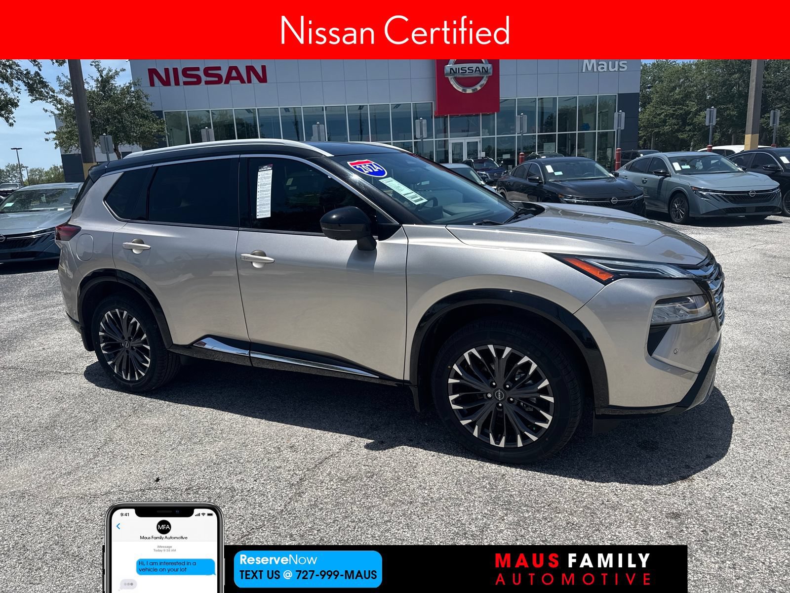 Certified 2024 Nissan Rogue Platinum FWD 360° Tour
