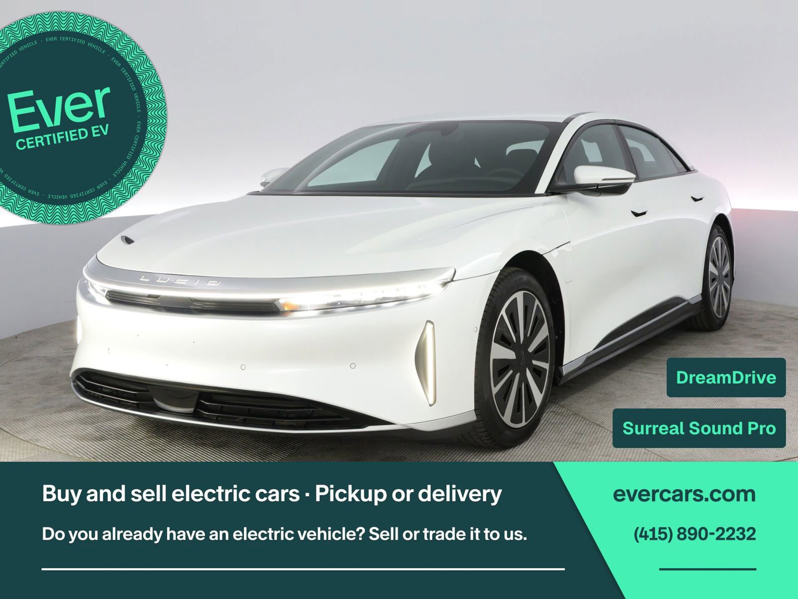 Used 2023 Lucid Air Pure AWD/4WD image 1