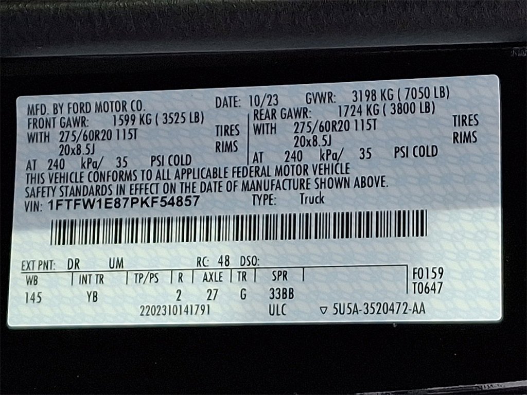 Certified 2023 Ford F150 XLT w/ Equipment Group 302A High image 28