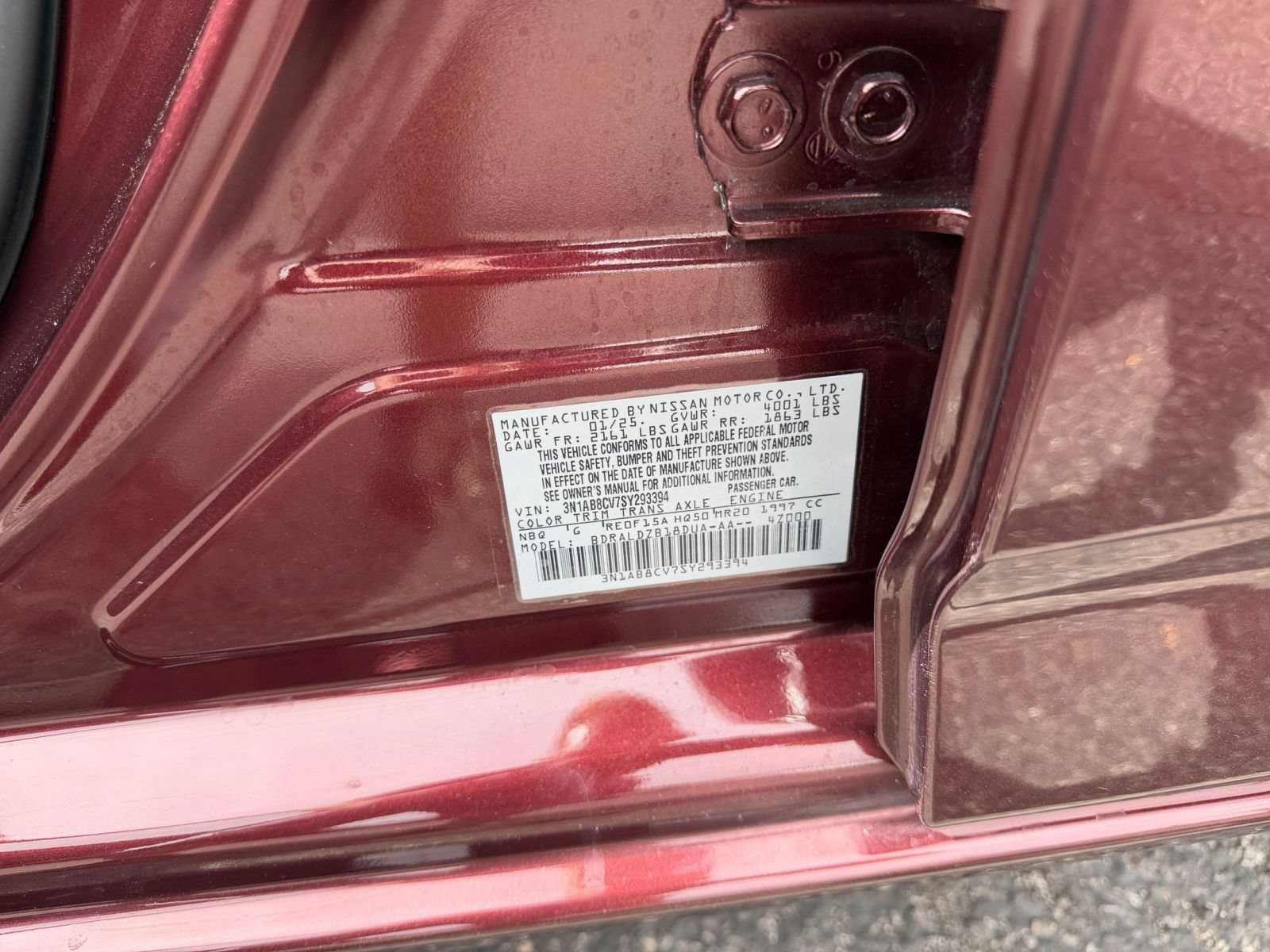 Used 2025 Nissan Sentra SV FWD image 27