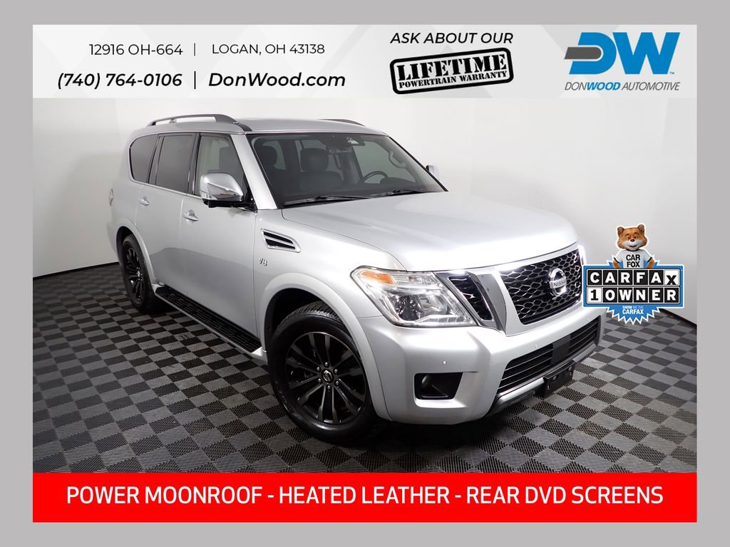 Used 2019 Nissan Armada Platinum w/ Captain's Chairs Package video 1