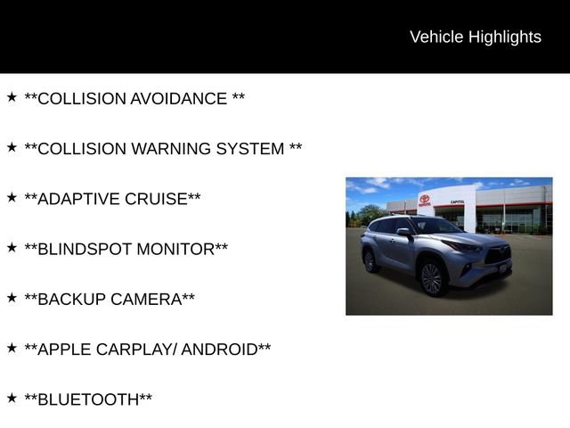 Used 2022 Toyota Highlander Platinum AWD/4WD image 3