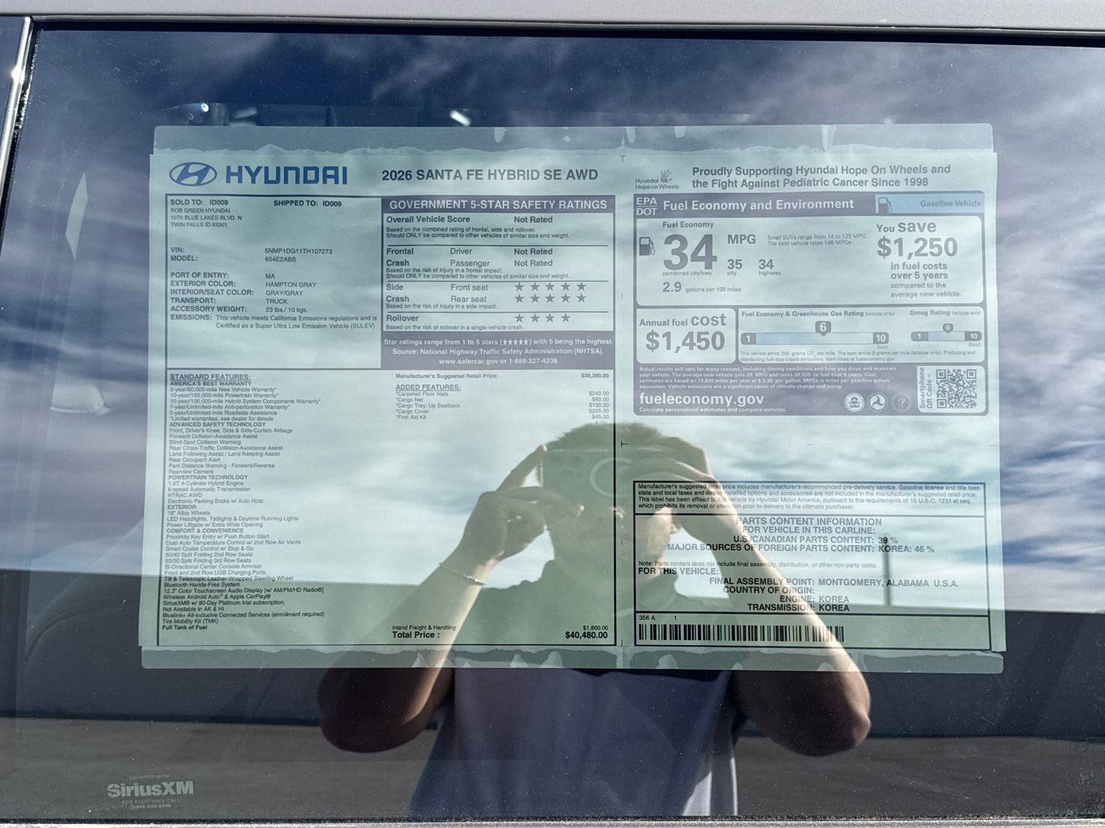 New 2026 Hyundai Santa Fe SE image 31