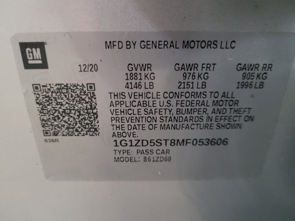 Used 2021 Chevrolet Malibu LT FWD image 33