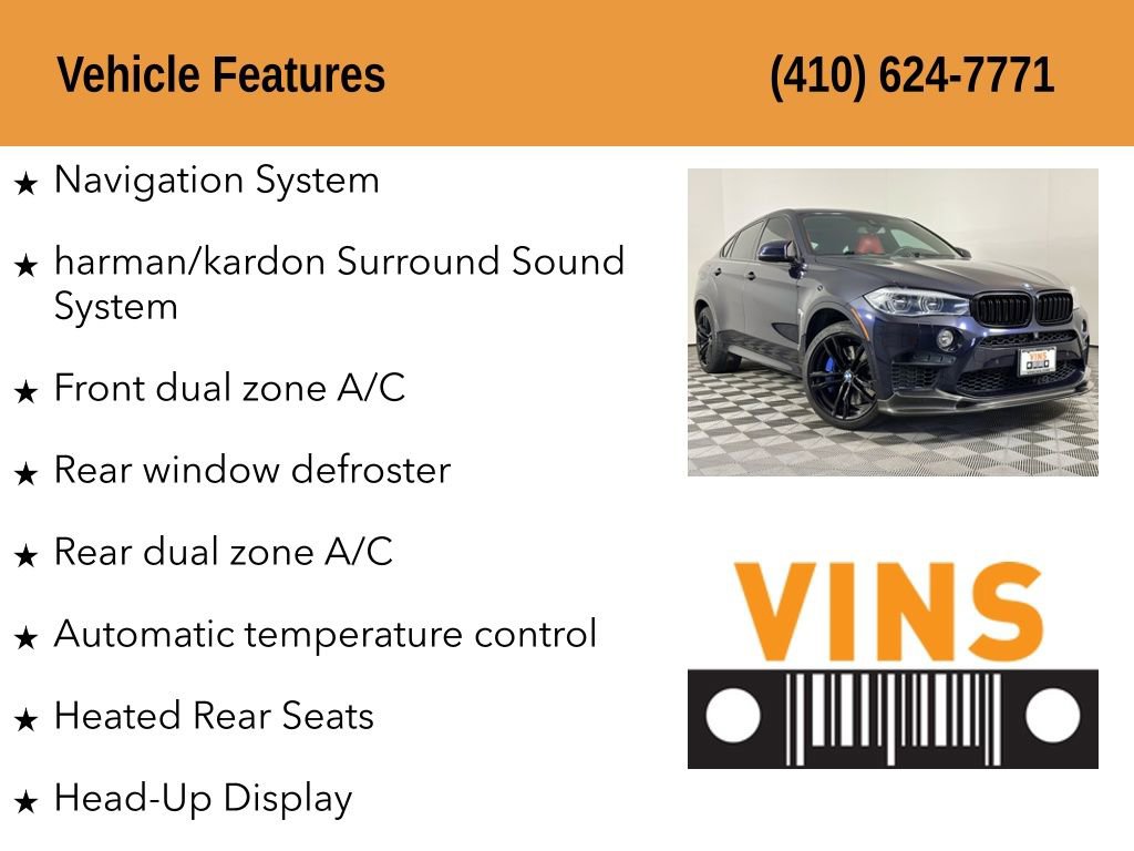 Used 2018 BMW X6 M AWD/4WD image 5
