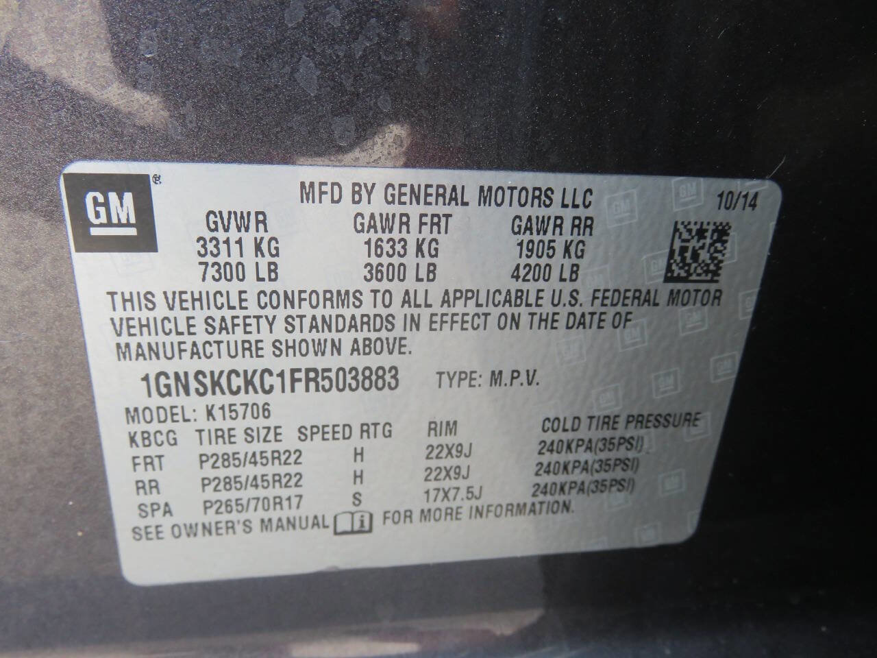 Used 2015 Chevrolet Tahoe LTZ image 39