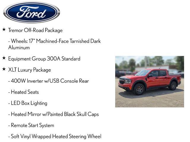 Certified 2024 Ford Maverick Tremor w/ Tremor Off-Road Package AWD/4WD image 13