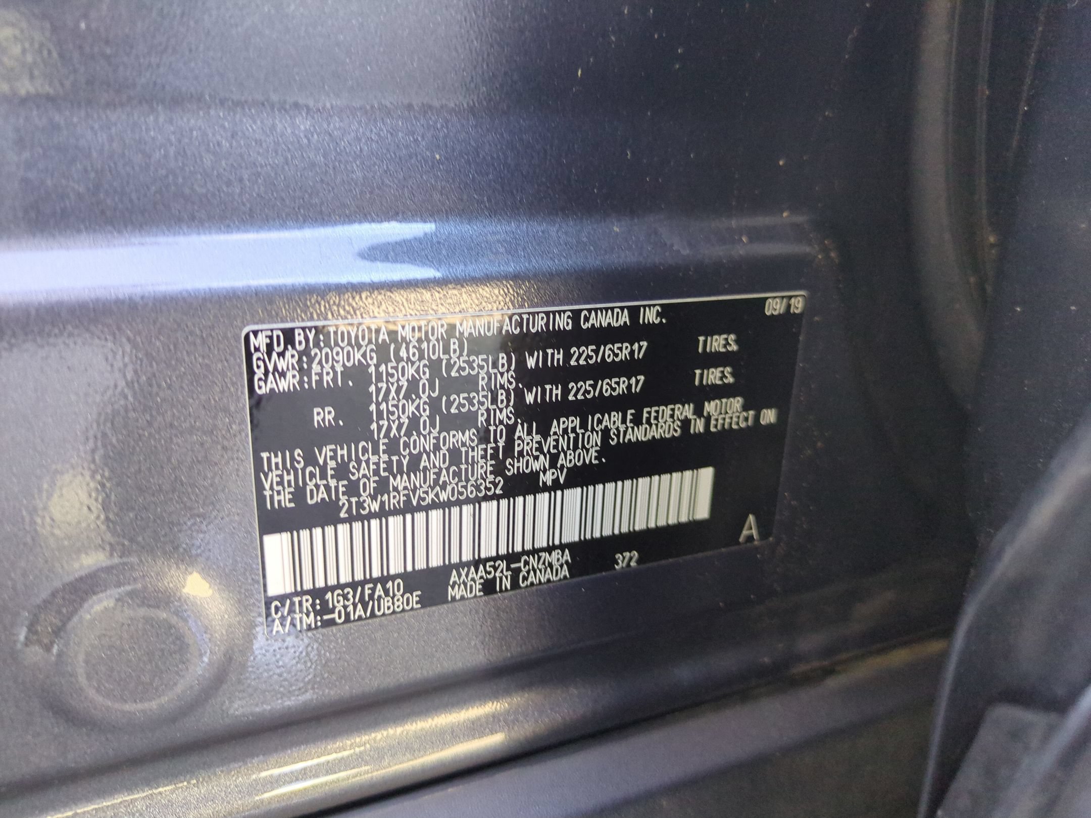 Used 2019 Toyota RAV4 XLE FWD image 35