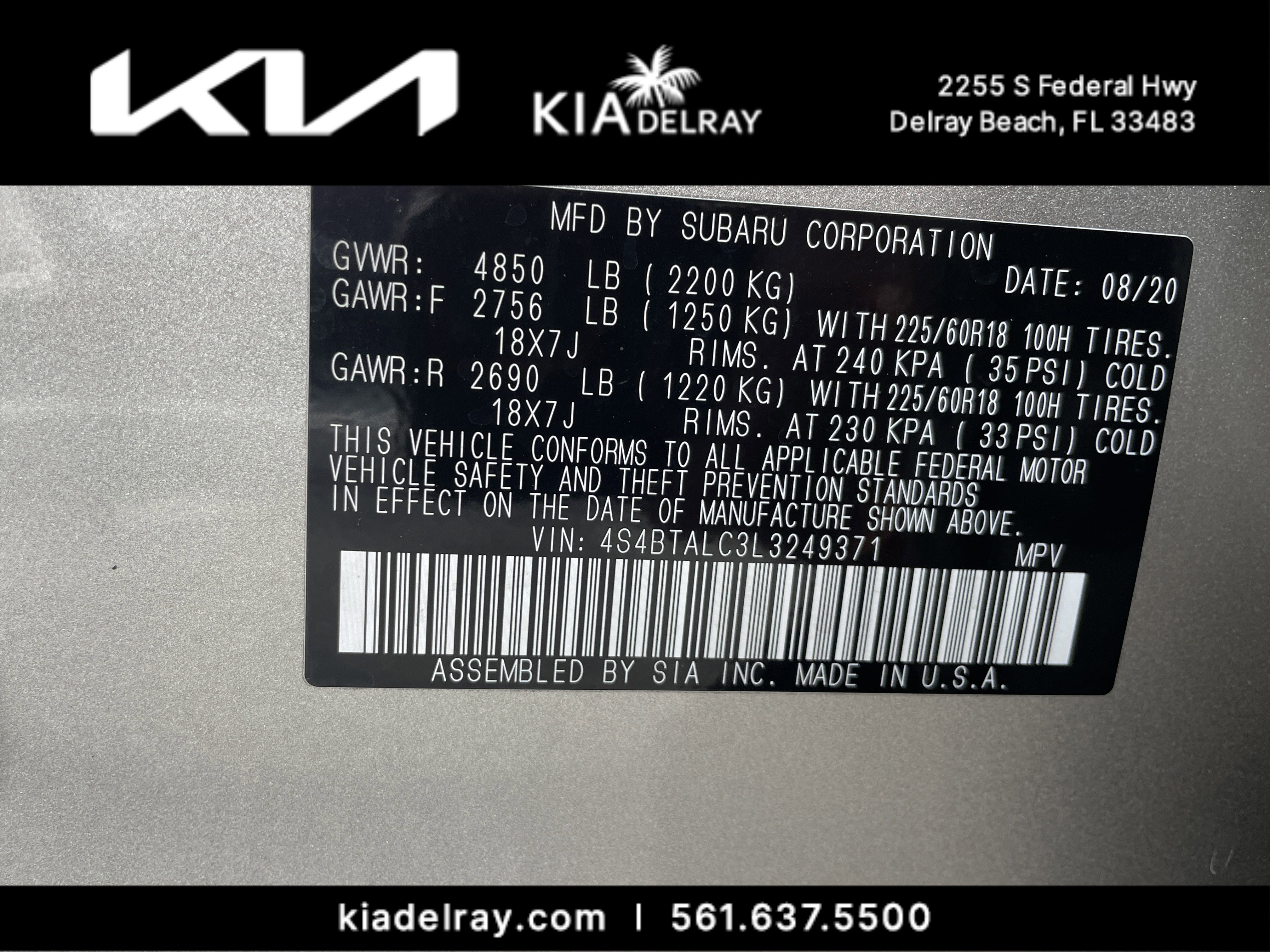 Used 2020 Subaru Outback Limited image 35