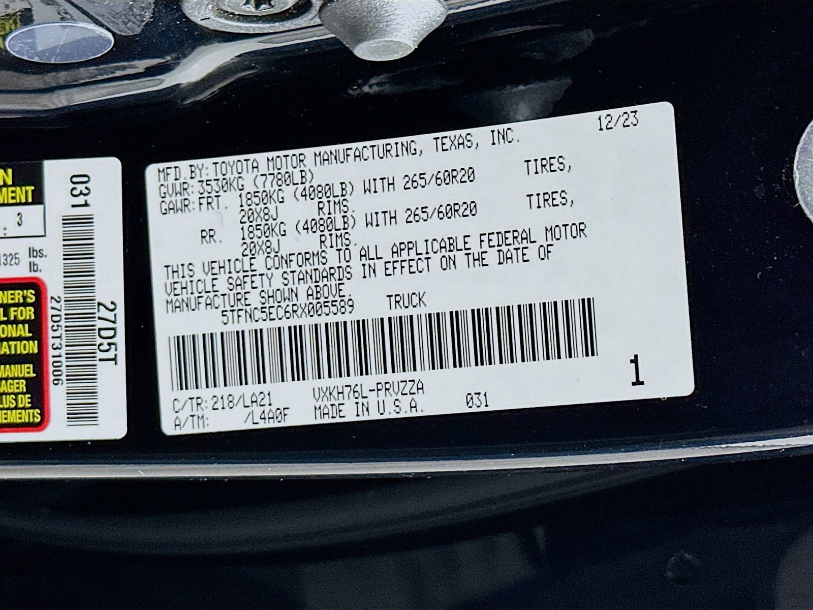 Used 2024 Toyota Tundra Platinum image 32