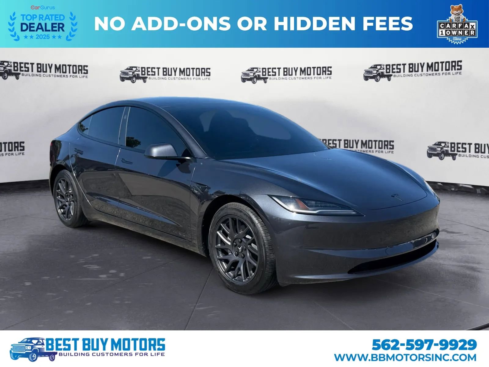 Used 2025 Tesla Model 3 Long Range RWD image 1