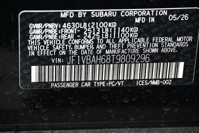 New 2026 Subaru WRX AWD/4WD image 19
