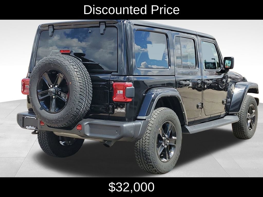 Used 2021 Jeep Wrangler Unlimited Sahara AWD/4WD image 3