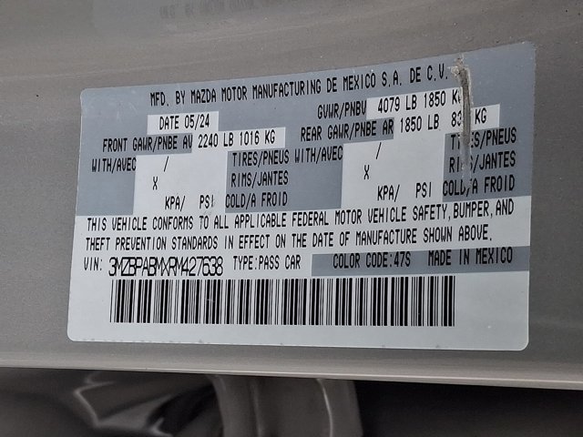 Used 2024 MAZDA MAZDA3 s FWD image 26