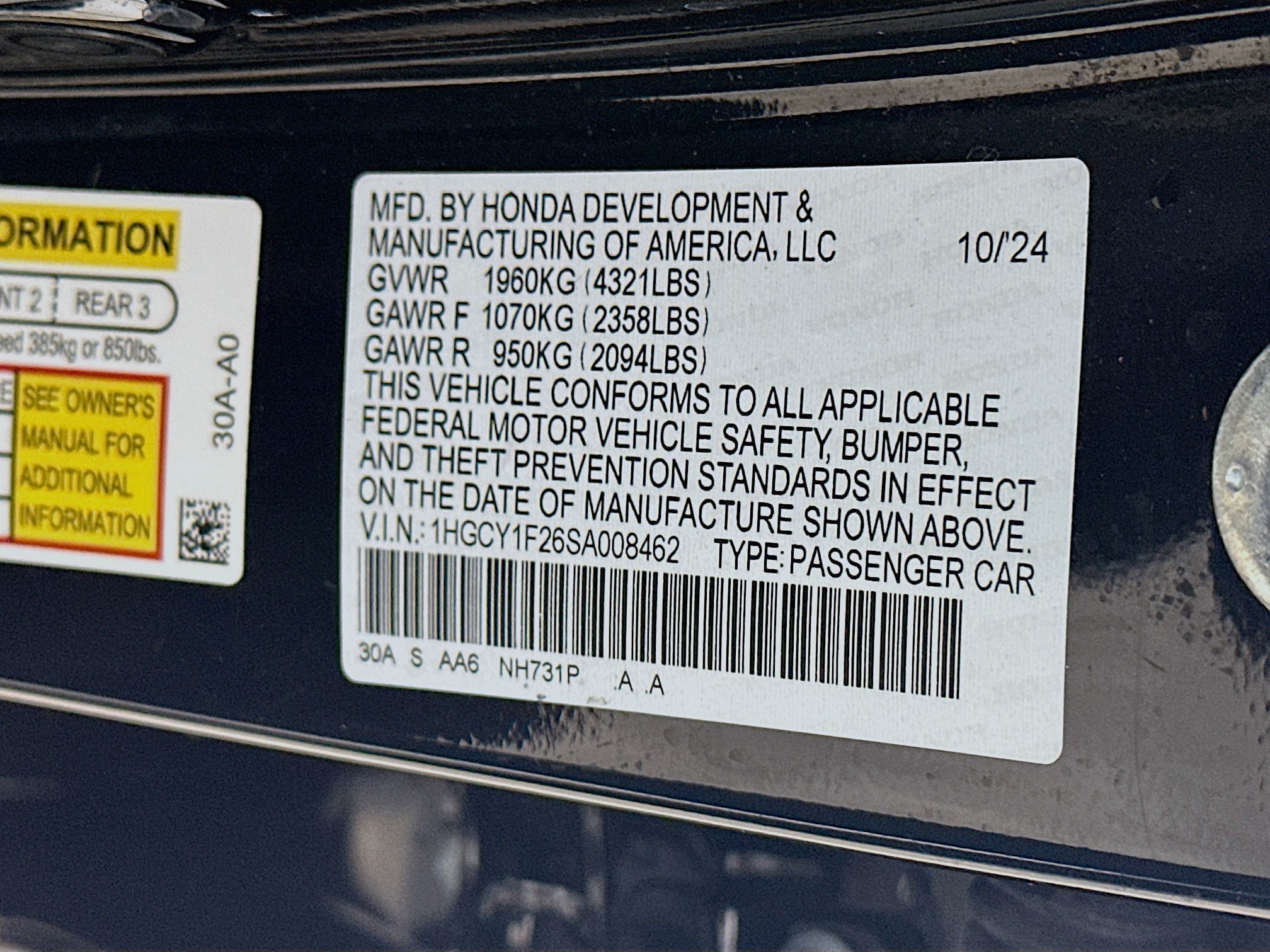 Used 2025 Honda Accord LX image 12