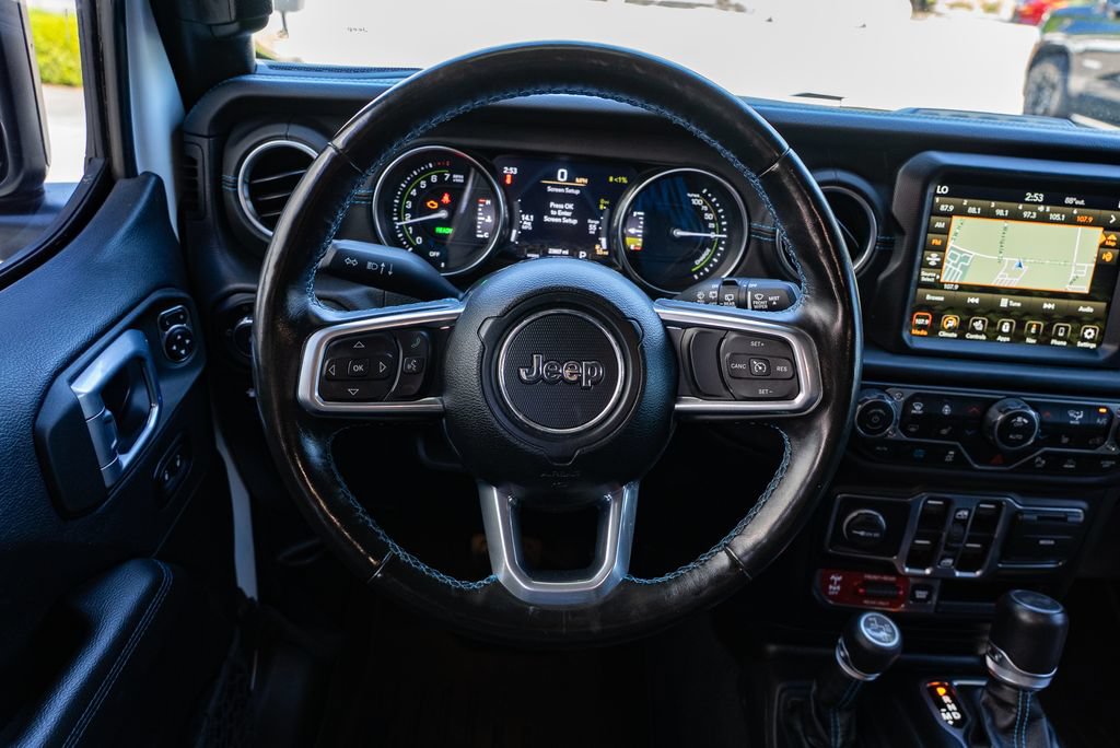 Used 2023 Jeep Wrangler Unlimited Rubicon 4xe w/ Steel Bumper Group AWD/4WD image 13