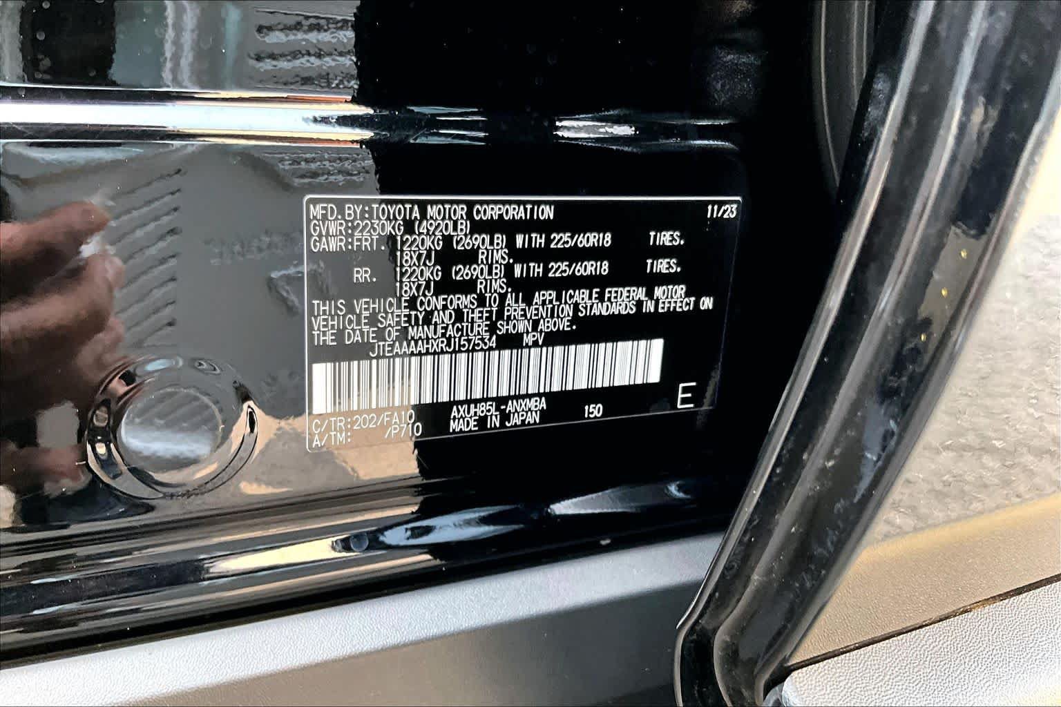 Certified 2024 Toyota Venza LE AWD/4WD image 34