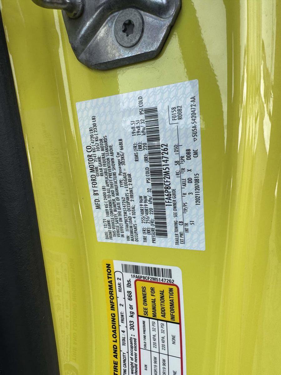 Used 2021 Ford Mustang GT Premium w/ Equipment Group 401A image 11