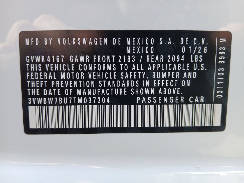 New 2026 Volkswagen Jetta Sport FWD image 28