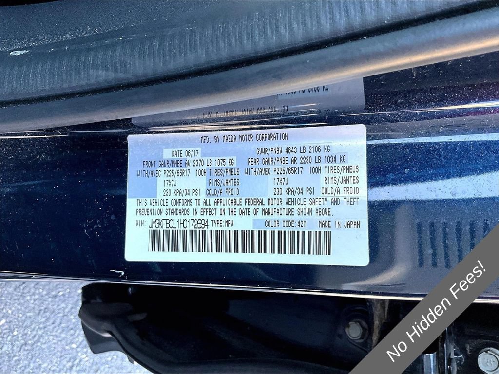 Used 2017 MAZDA CX-5 Touring w/ Preferred Equipment Package AWD/4WD image 28