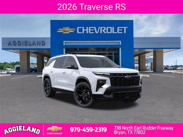 New 2026 Chevrolet Traverse RS w/ LPO, Floor Liner Package
