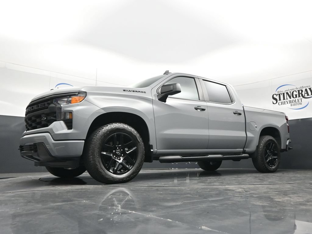 Certified 2024 Chevrolet Silverado 1500 Custom w/ Turbomax Blackout Package RWD image 31