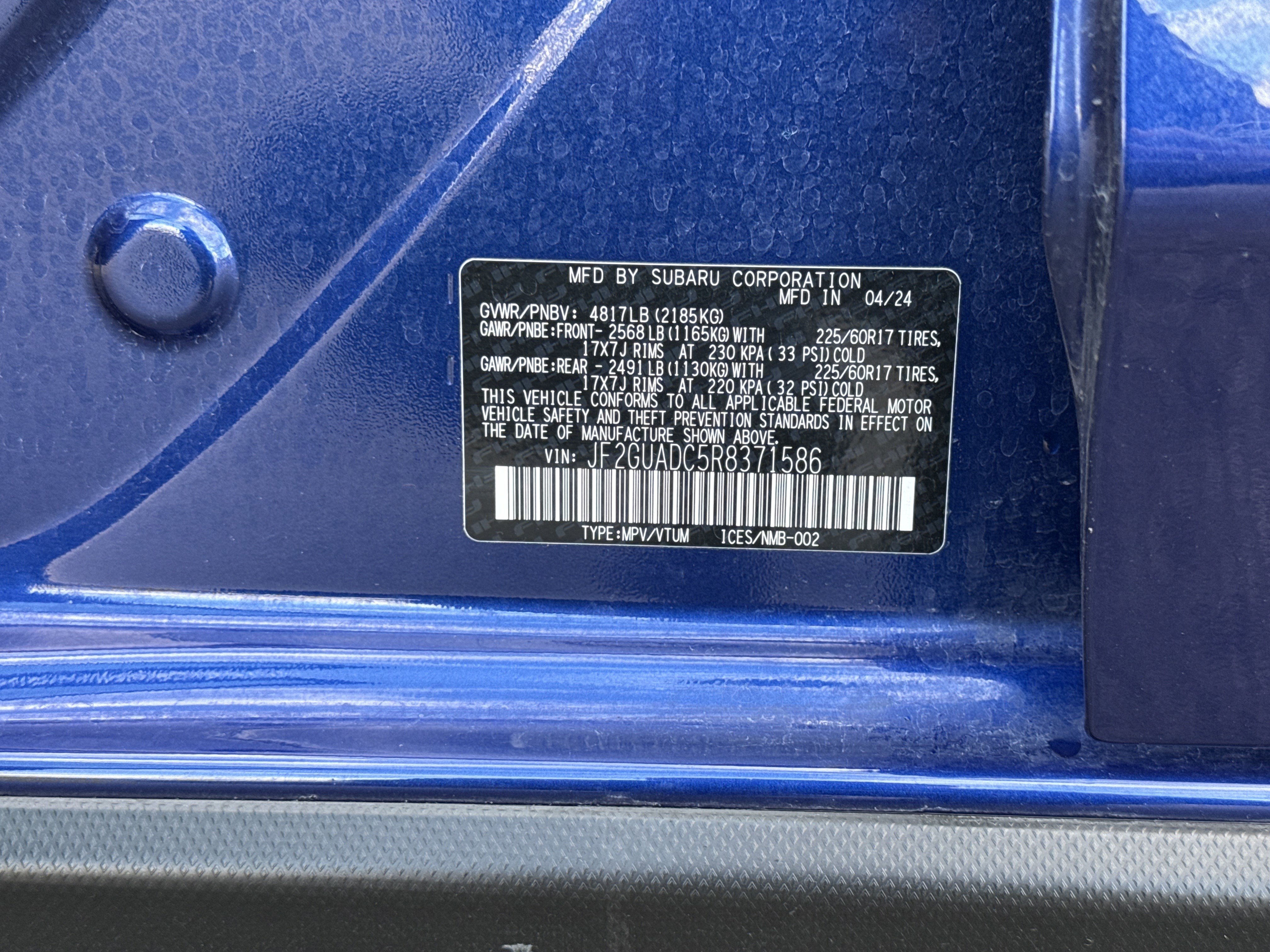 Used 2024 Subaru Crosstrek 2.0i Premium w/ Crosstrek Mirror Package image 26