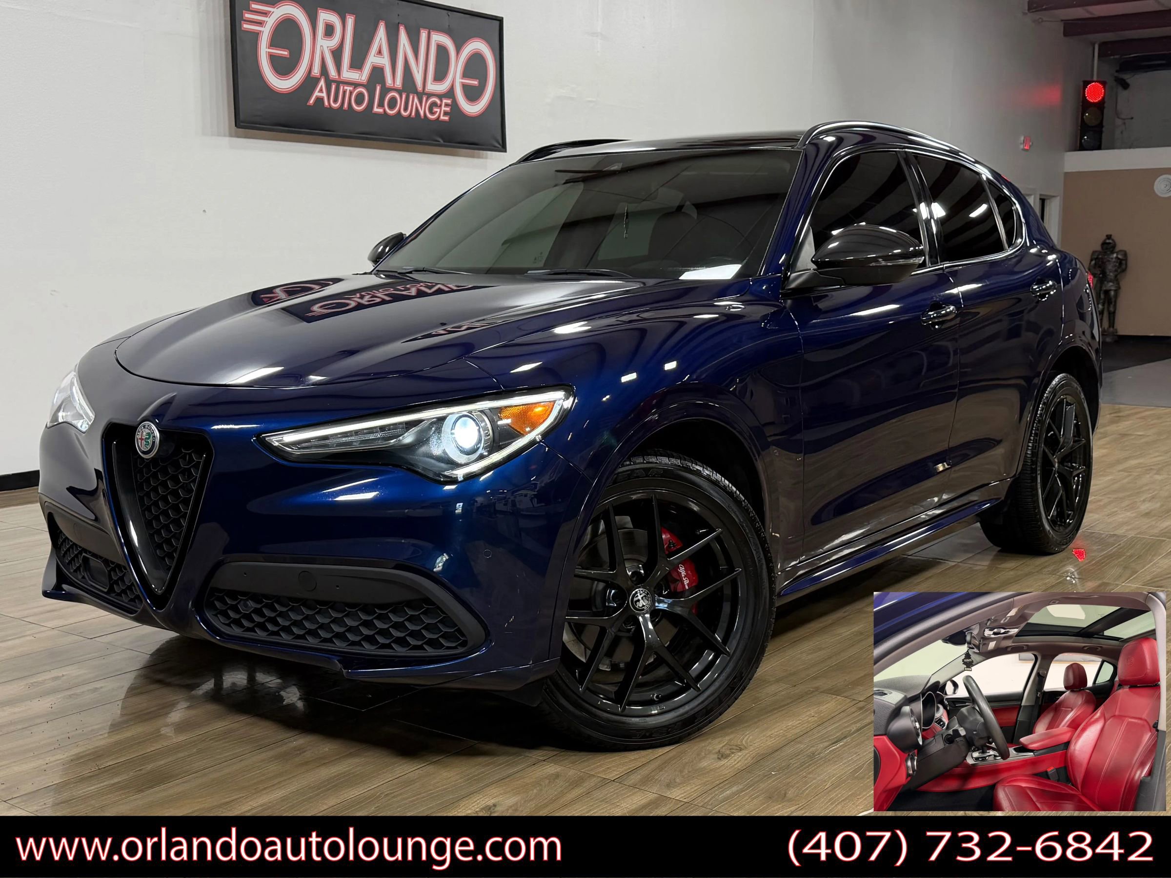 Used 2021 Alfa Romeo Stelvio Ti w/ Nero Edizione image 1