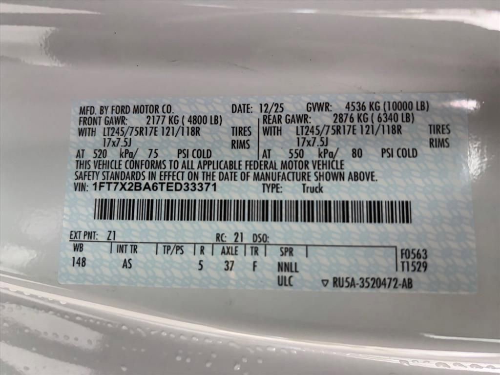 New 2026 Ford F250 XL w/ XL Chrome Package image 30