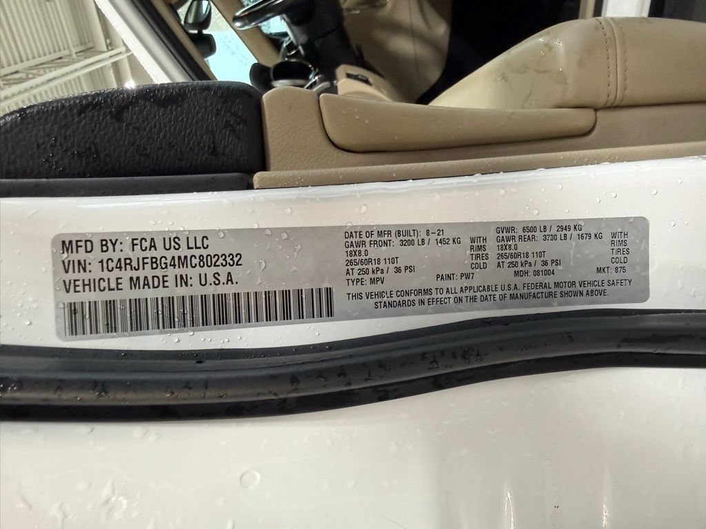 Used 2021 Jeep Grand Cherokee Limited AWD/4WD image 31