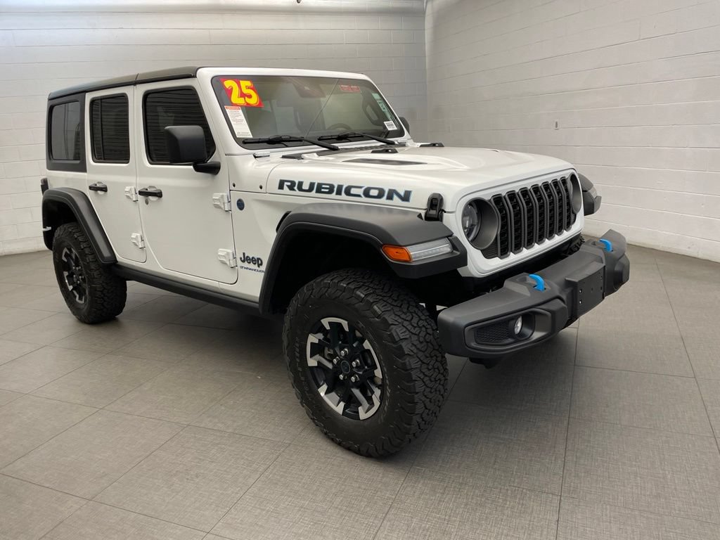 Certified 2025 Jeep Wrangler Unlimited Rubicon 4xe w/ Safety Group AWD/4WD image 3