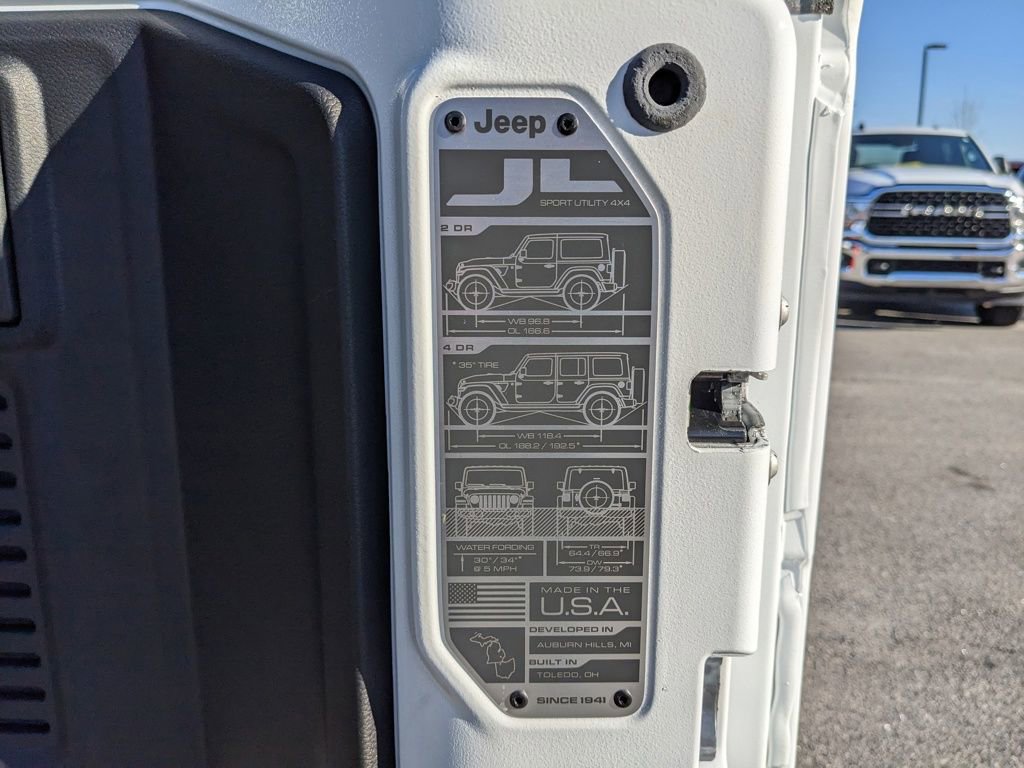 New 2026 Jeep Wrangler Sport S image 38