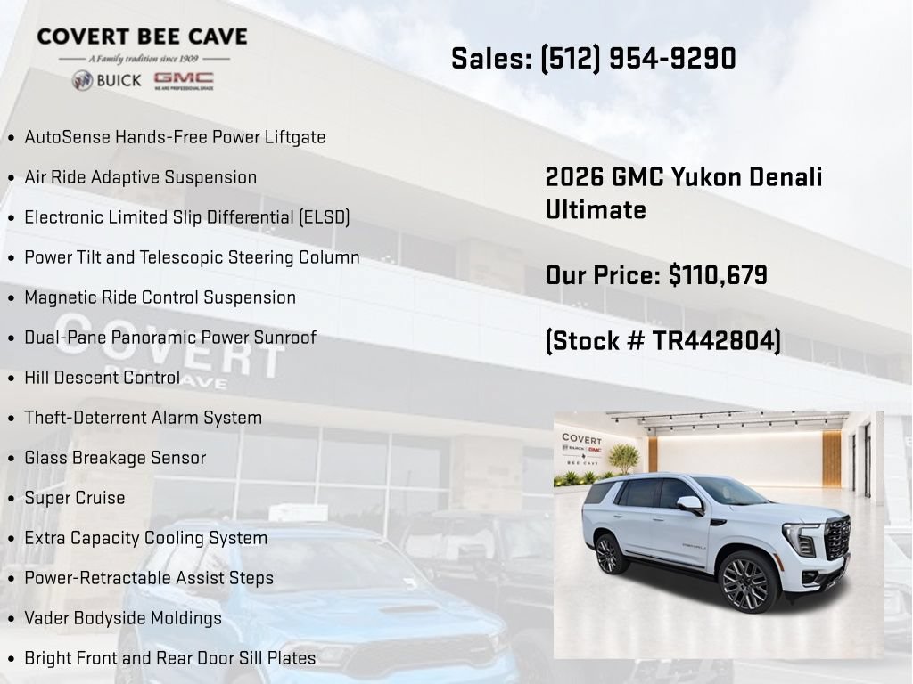 New 2026 GMC Yukon Denali Ultimate AWD/4WD image 31