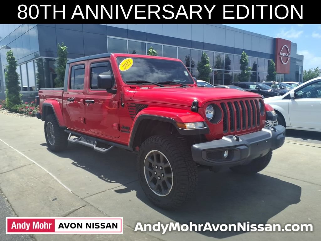 Used 2021 Jeep Gladiator Sport w/ Quick Order Package 24Q 80Th AWD/4WD image 2