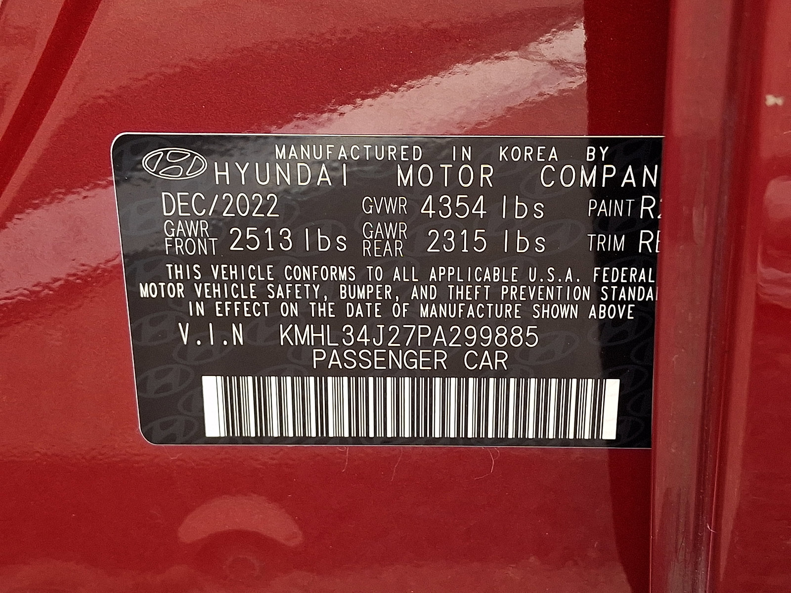 Certified 2023 Hyundai Sonata Limited w/ Cargo Package image 27