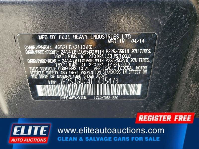 Used 2015 Subaru Forester 2.0XT Touring w/ Popular Package #2 image 26