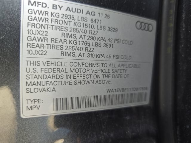 Used 2026 Audi Q8 Premium Plus w/ Premium Plus Package AWD/4WD image 39