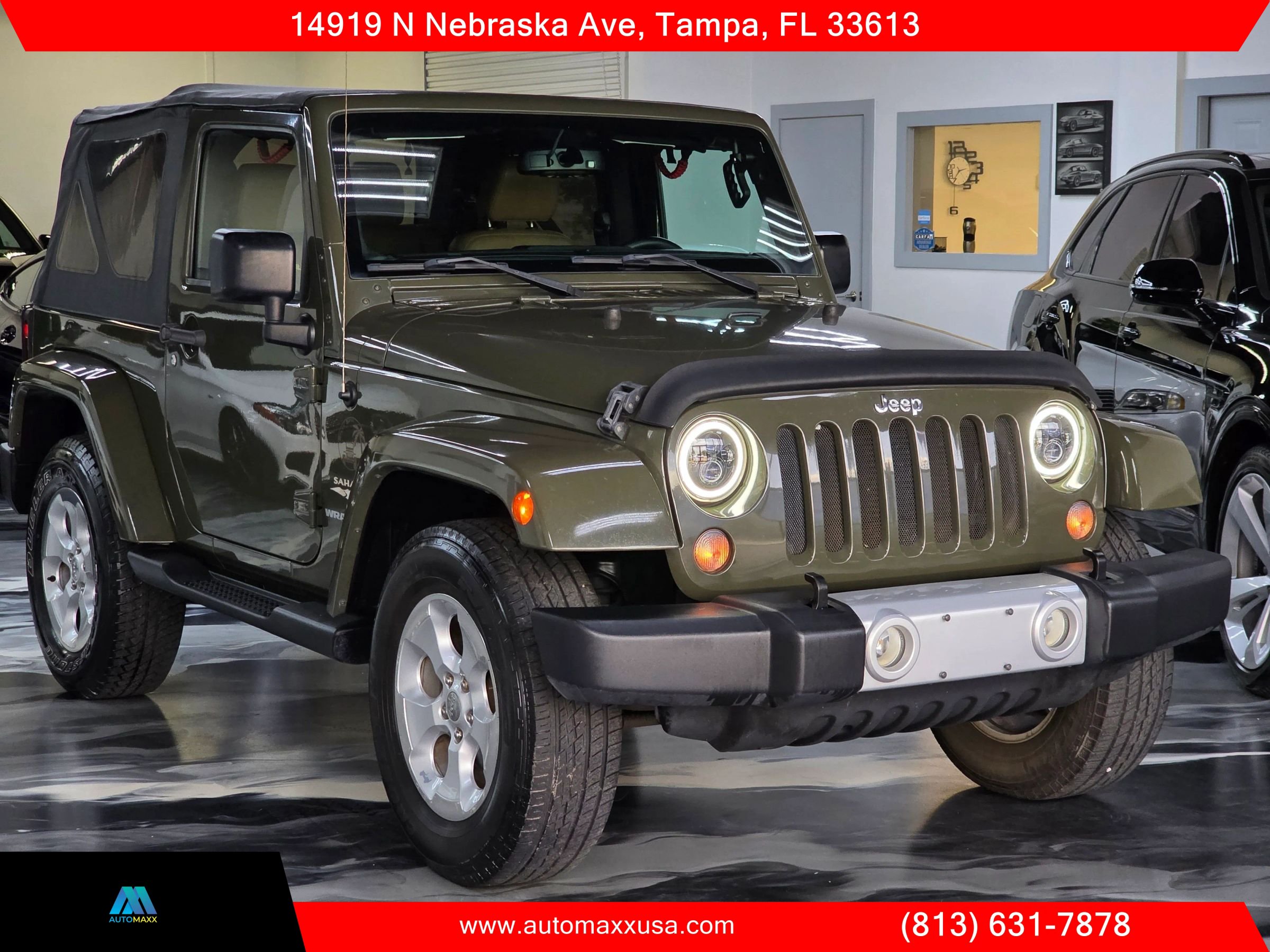 Used 2015 Jeep Wrangler Sahara w/ Connectivity Group AWD/4WD image 1