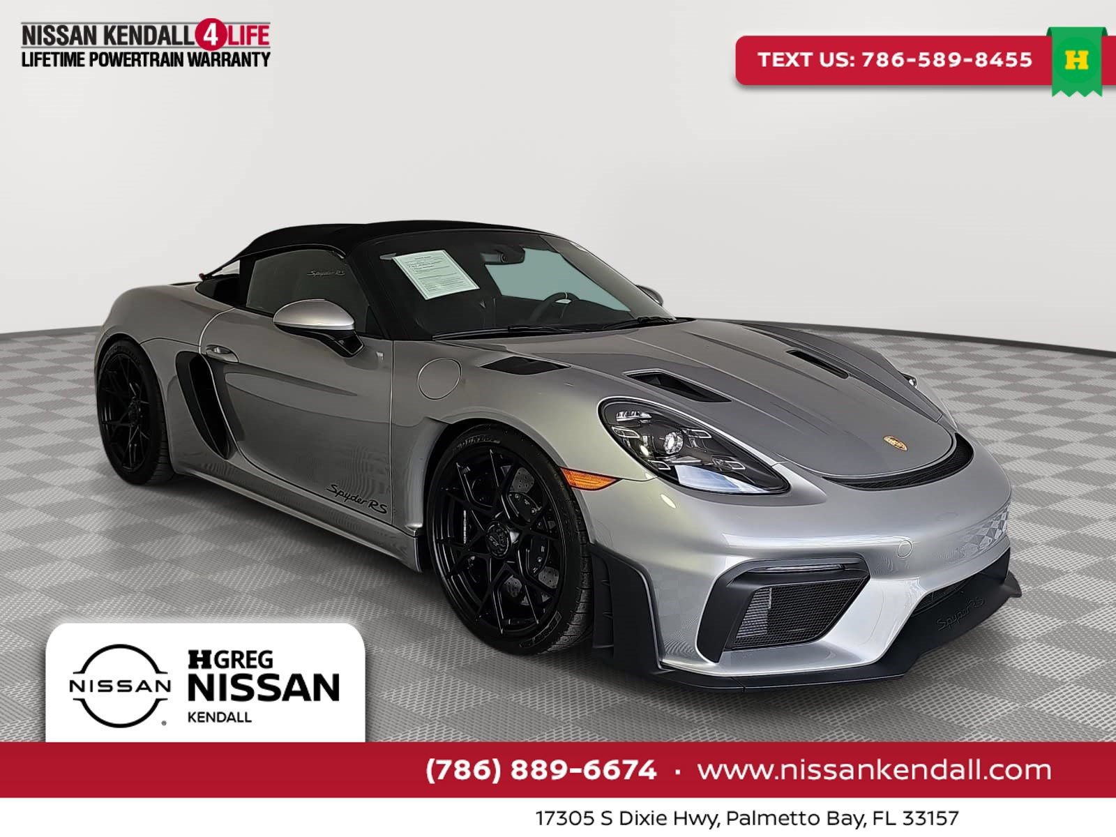 Used 2025 Porsche 718 Boxster Spyder RS