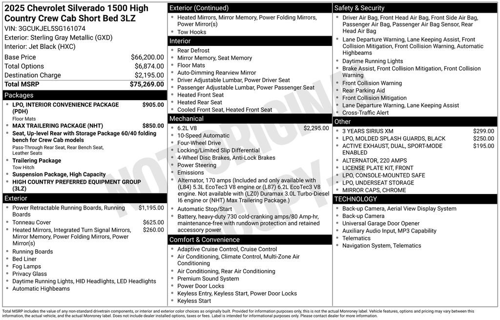 Used 2025 Chevrolet Silverado 1500 High Country image 2