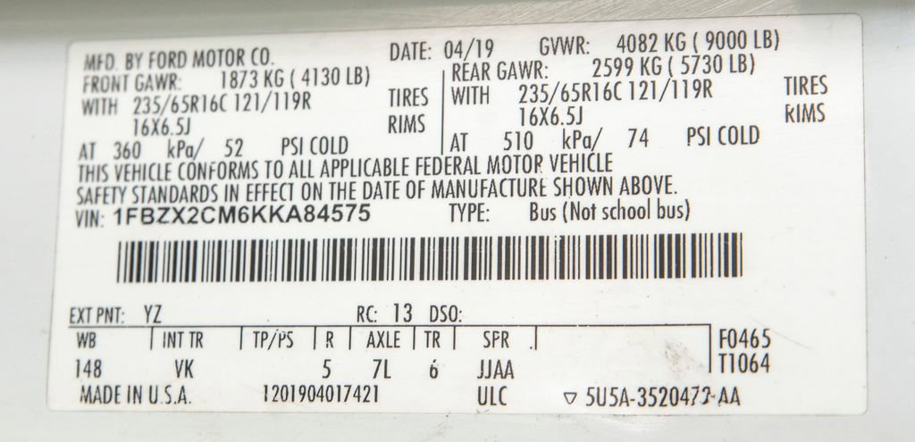 Used 2019 Ford Transit 350 XL image 24