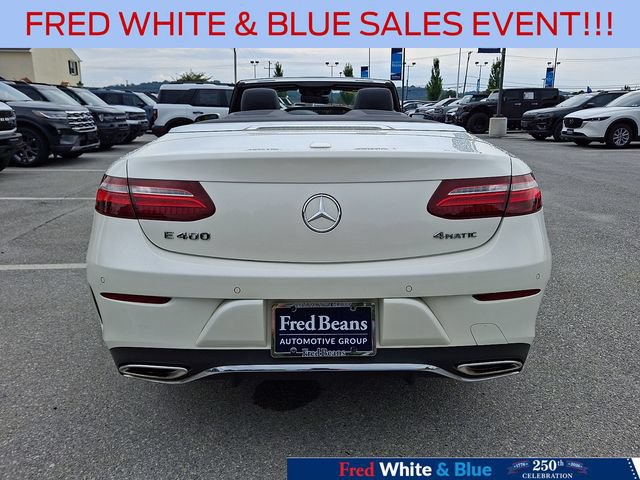 Used 2018 Mercedes-Benz E 400 4MATIC Cabriolet image 9