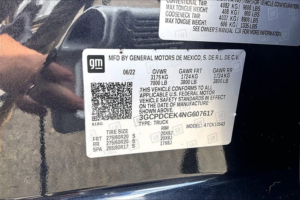 Used 2022 Chevrolet Silverado 1500 Custom Trail Boss image 19