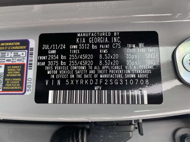 Certified 2025 Kia Sorento SX image 45