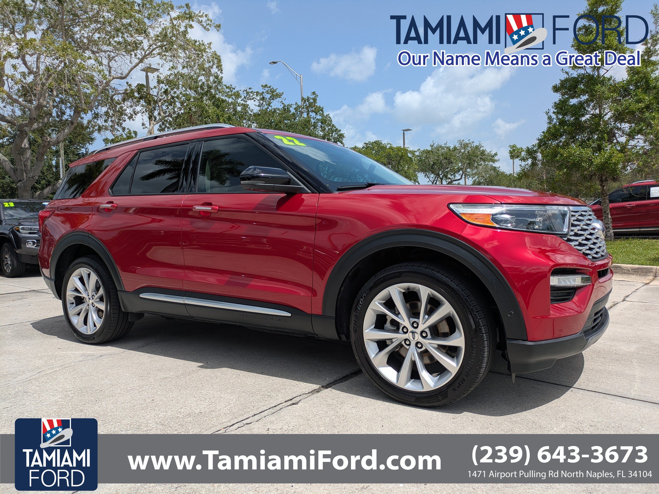 Used 2022 Ford Explorer Platinum w/ Equipment Group 601A AWD/4WD image 1