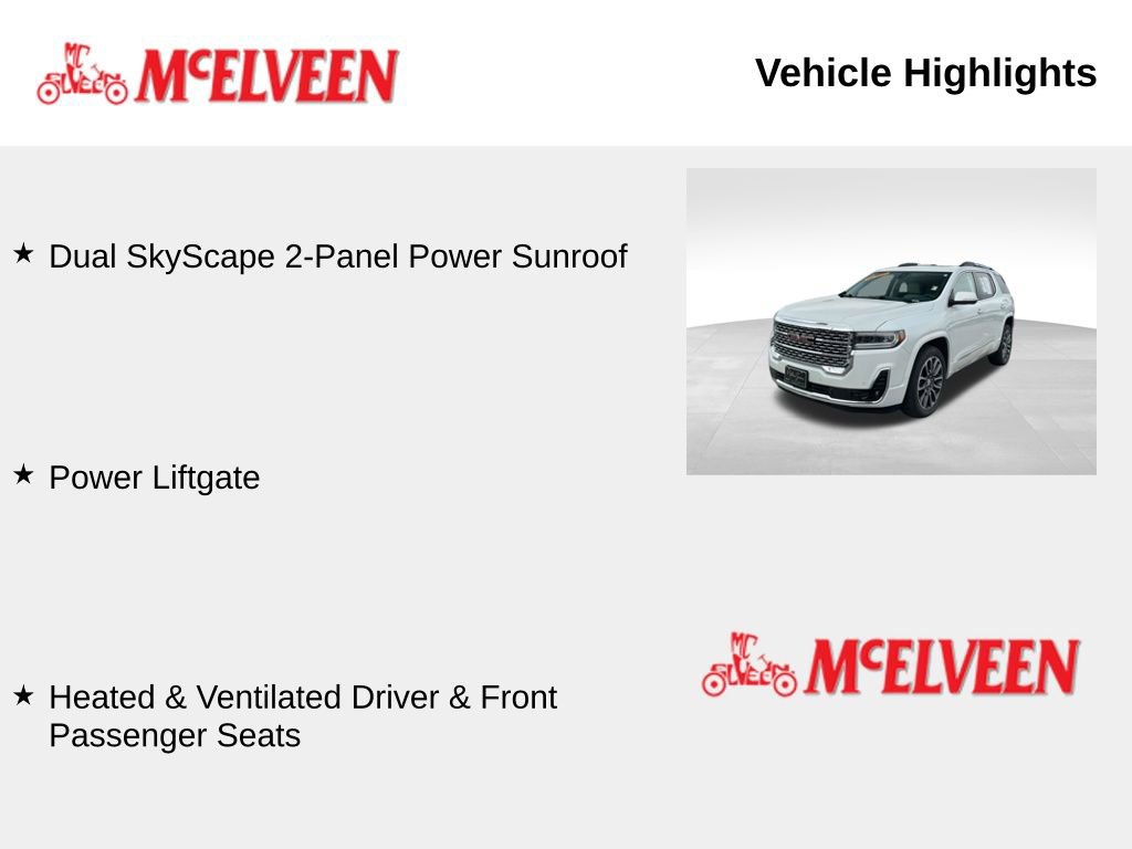 Used 2020 GMC Acadia Denali w/ Trailering Package image 6