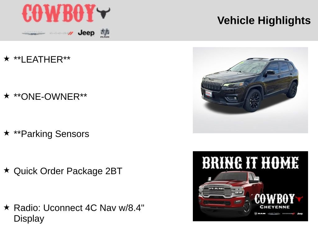 Used 2023 Jeep Cherokee Altitude Lux video 2