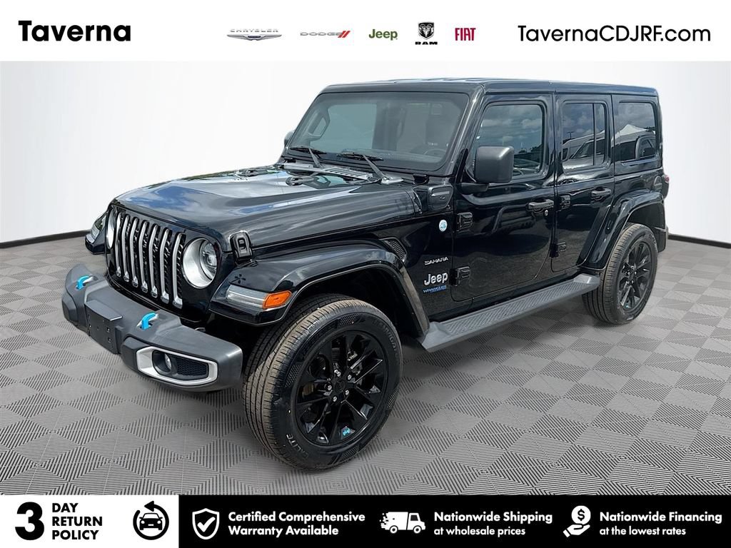 Used 2022 Jeep Wrangler Unlimited Sahara w/ Cold Weather Group AWD/4WD image 1