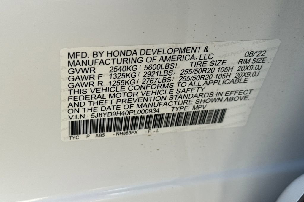 Certified 2023 Acura MDX FWD w/ Technology Package image 38