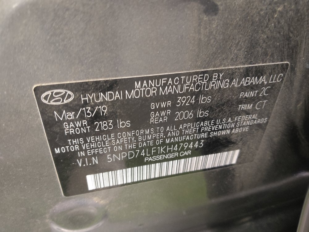 Used 2019 Hyundai Elantra SE w/ Cargo Package FWD image 33